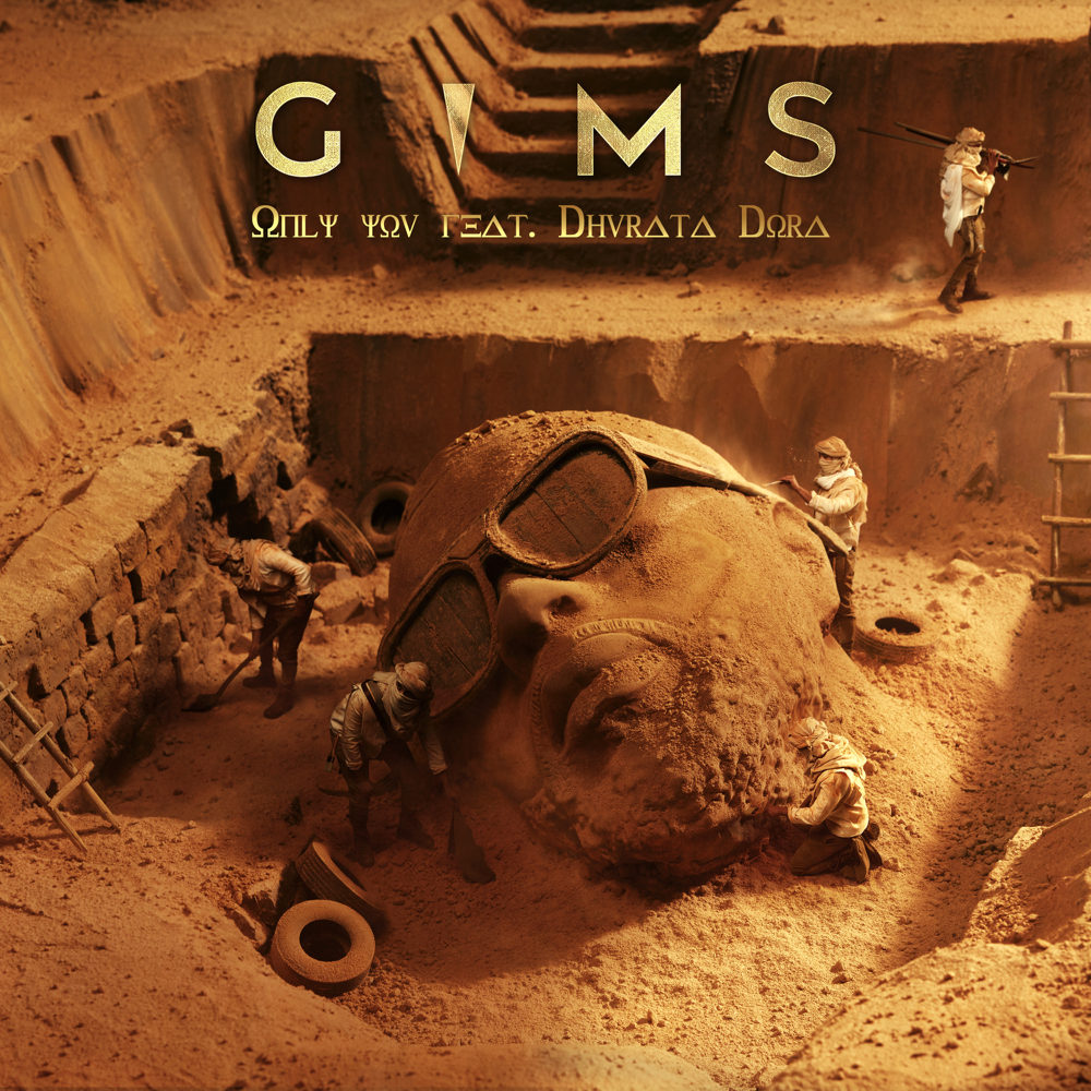 Album cover art for "ONLY YOU" by GIMS & Dhurata Dora