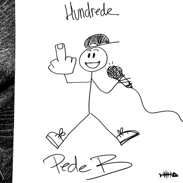 Album cover art for "Hundrede" by Pede B
