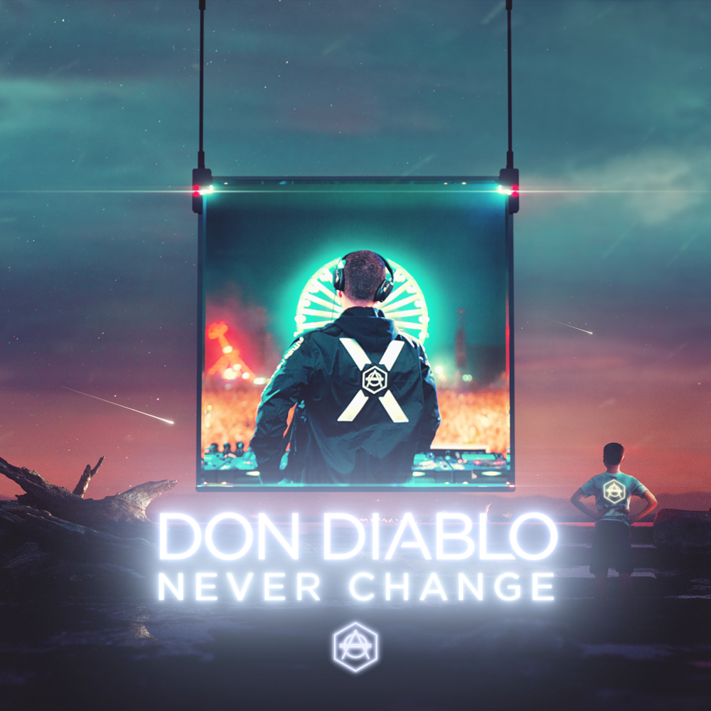 Album cover art for "Never Change" by Don Diablo