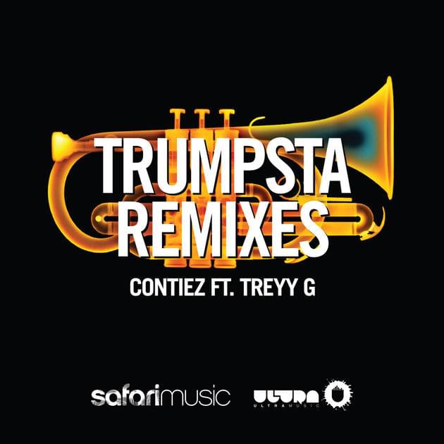 Album cover art for "Trumpsta" by Contiez & Treyy G