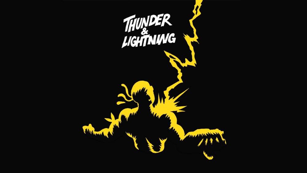 Album cover art for "Thunder & Lightning" by Major Lazer & Gent & Jawns