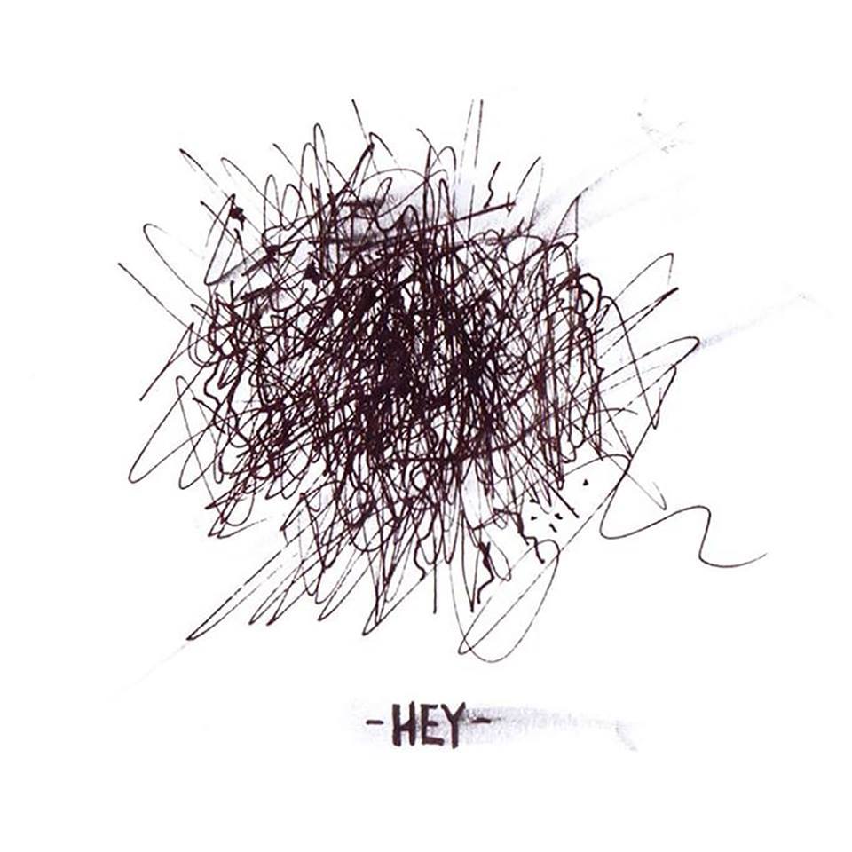 Album cover art for "Hey" by SOFT PLAY