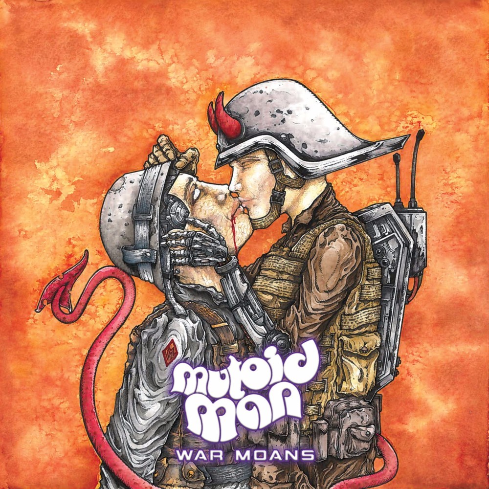 Album cover art for "Kiss of Death" by Mutoid Man & Kurt Ballou