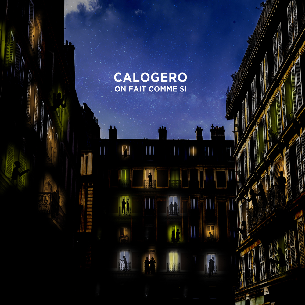 Album cover art for "On fait comme si" by Calogero