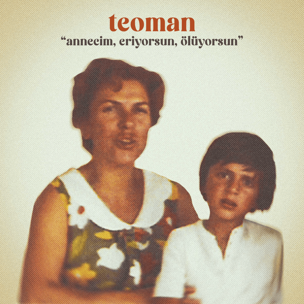 Album cover art for "Annecim, Eriyorsun, Ölüyorsun" by Teoman