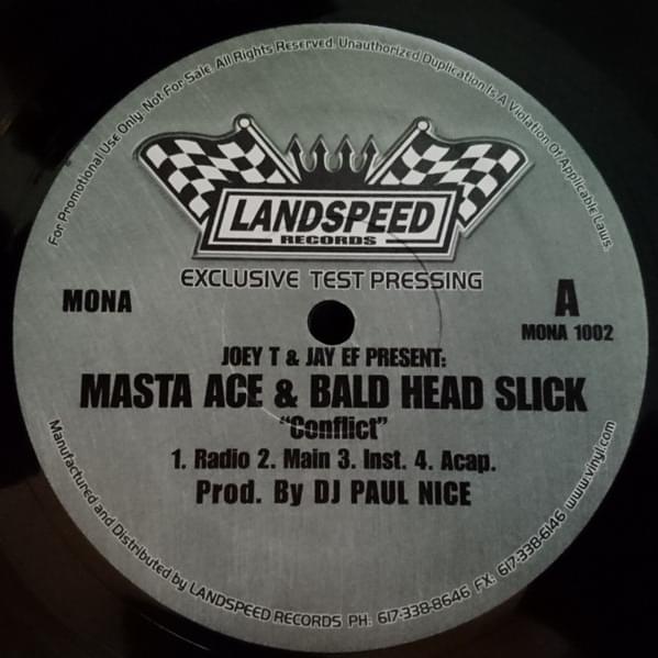 Album cover art for "Conflict" by Masta Ace