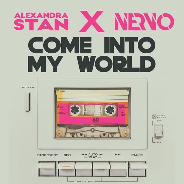 Album cover art for "Come Into My World" by Alexandra Stan