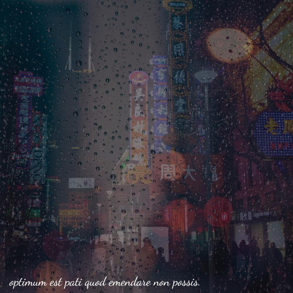 Album cover art for "forever..." by Red Tears & nigel naïve