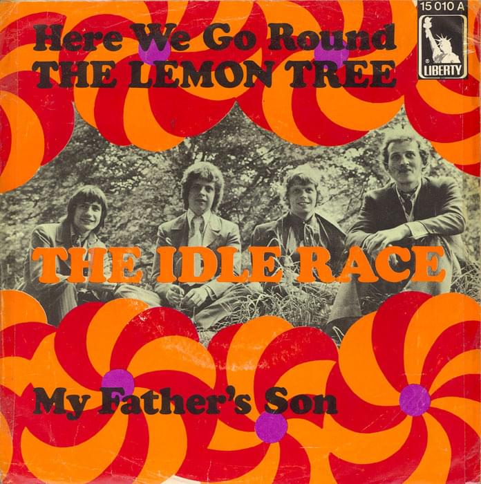 Album cover art for "Here We Go Round the Lemon Tree" by The Idle Race