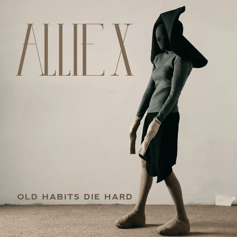 Album cover art for "Old Habits Die Hard (Unsolved Version)" by Allie X
