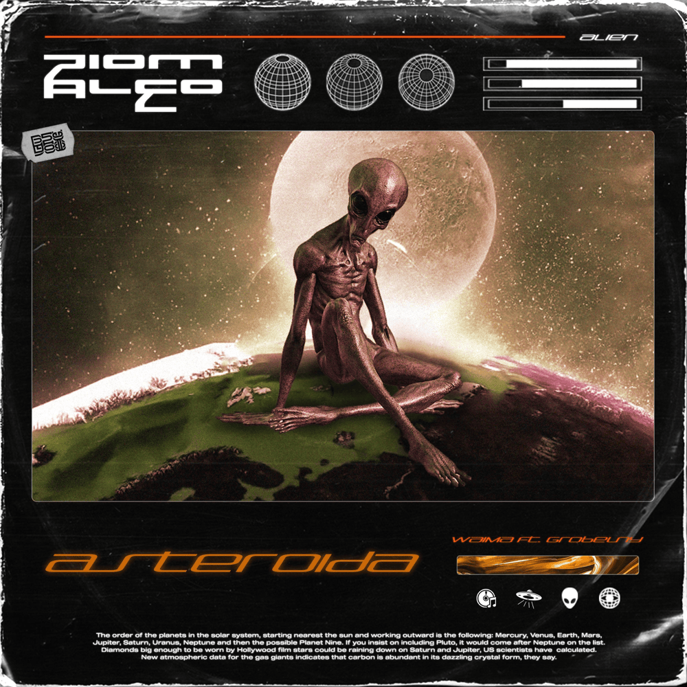Album cover art for "ASTEROIDA" by Waima & Grobelny