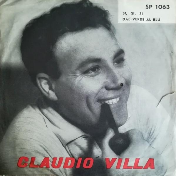 Album cover art for "Sì, sì, sì" by Claudio Villa