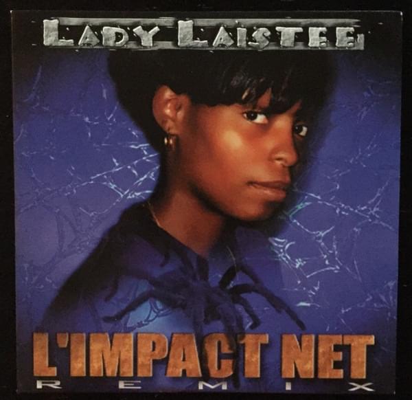 Album cover art for "L’impact net" by Lady Laistee