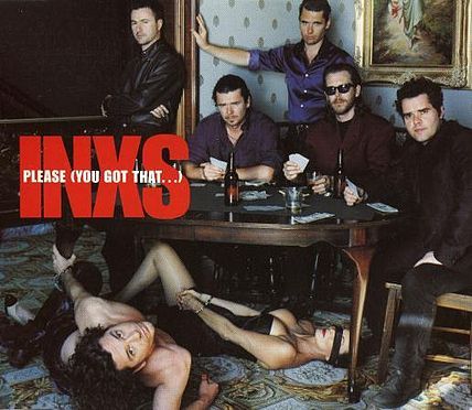 Album cover art for "Please (You Got That...)" by INXS & Ray Charles