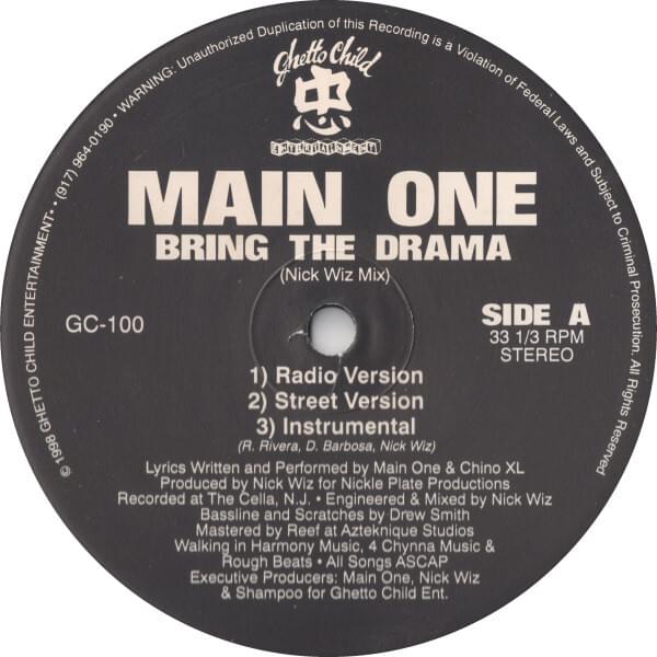 Cover image for Bring the Drama (Nick Wiz Mix) / Bring the Drama (Bag of Boom Mix)