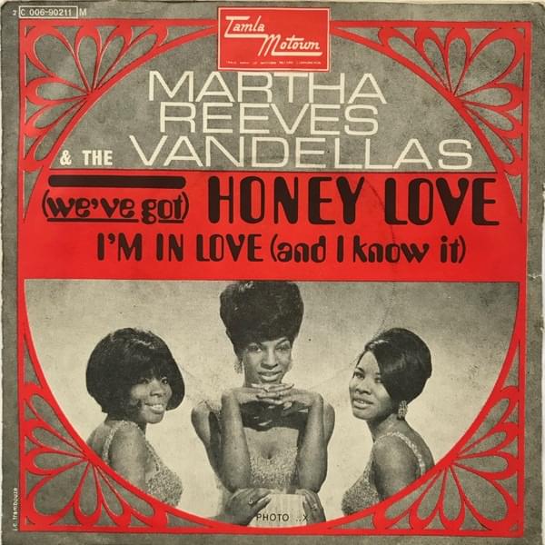 Album cover art for "(We’ve Got) Honey Love" by Martha Reeves & The Vandellas