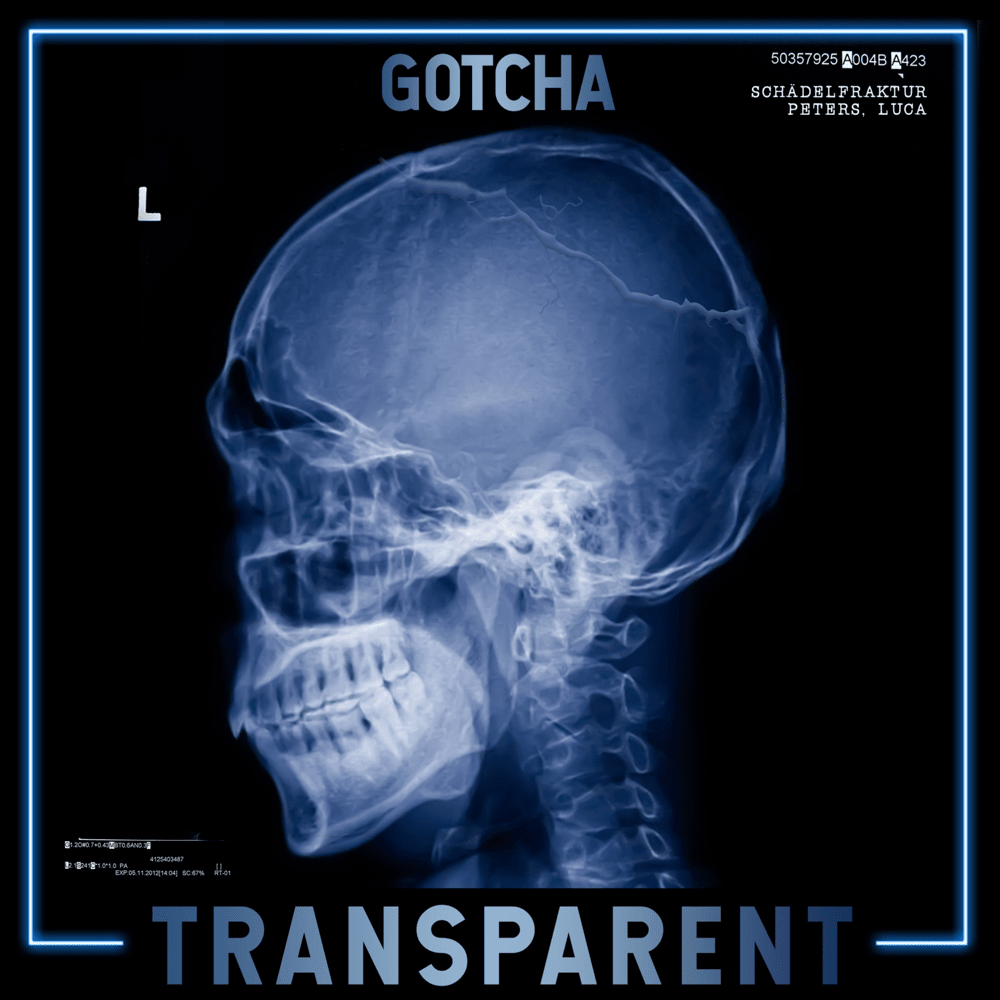 Album cover art for "Transparent" by GOTCHA (DEU)