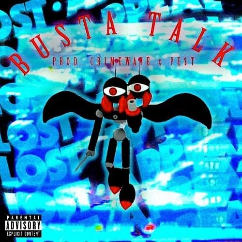 Album cover art for "Busta Talk" by Yvncc