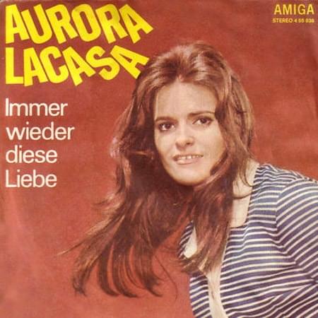 Album cover art for "Immer wieder diese Liebe" by Aurora Lacasa
