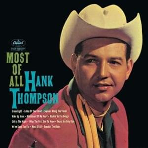 Album cover art for "A Girl in the Night" by Hank Thompson