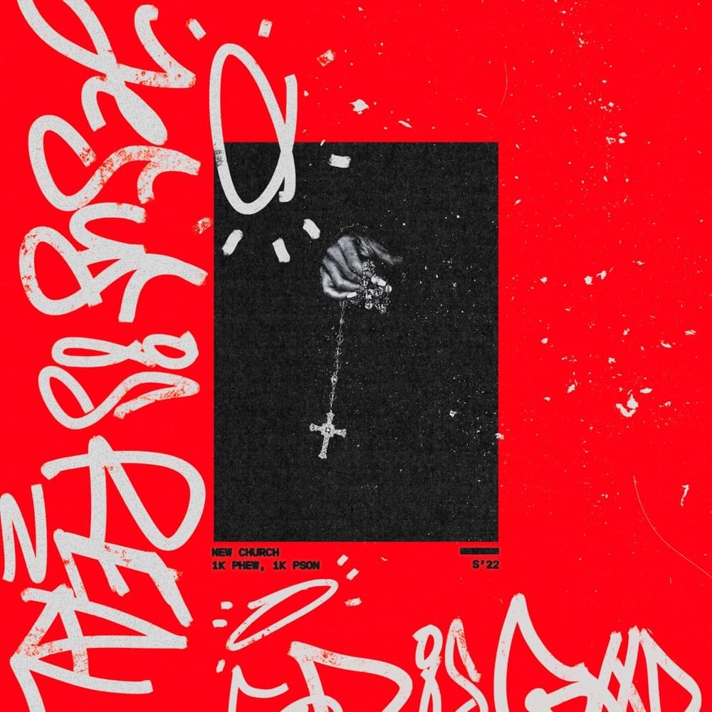 Album cover art for "New Church" by 1K Phew
