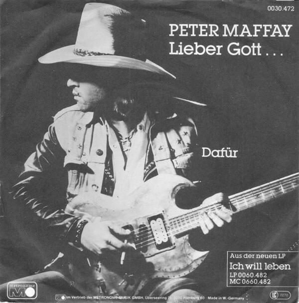 Album cover art for "Dafür" by Peter Maffay
