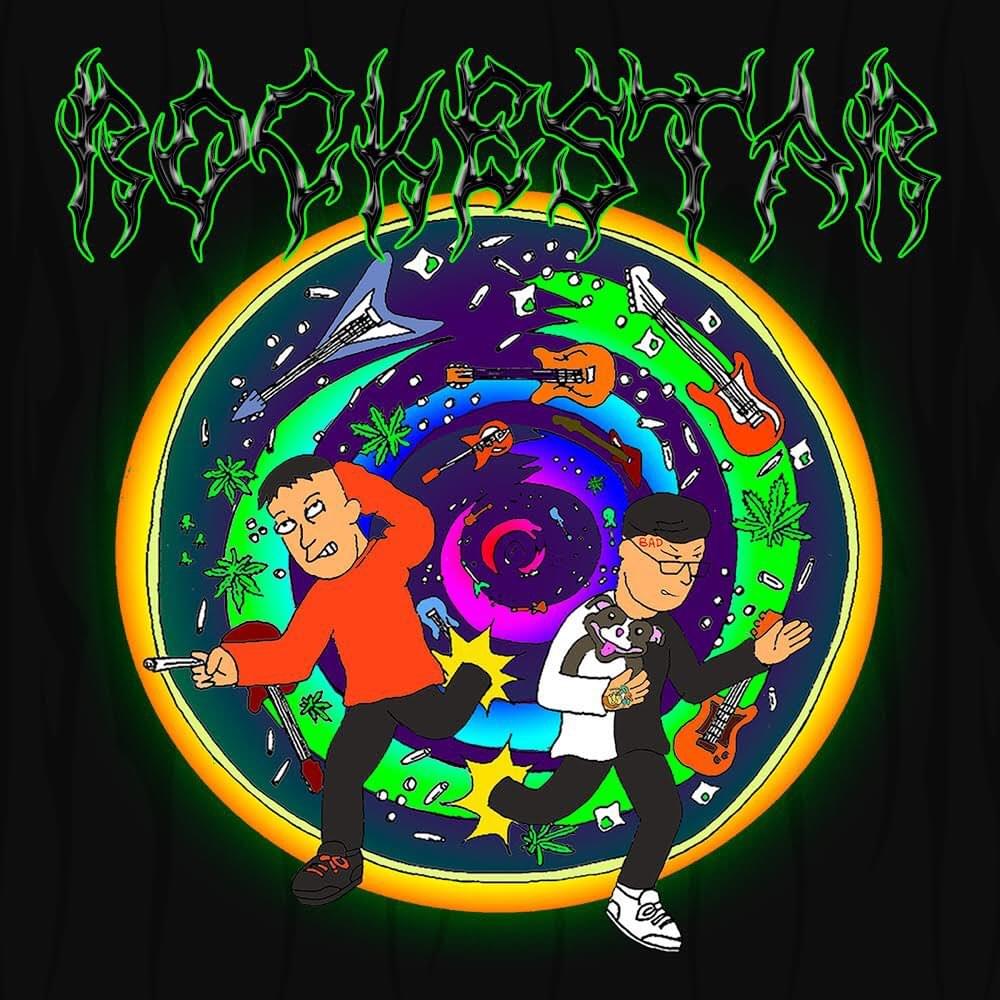 Album cover art for "Rockestar" by Sticky M.A.