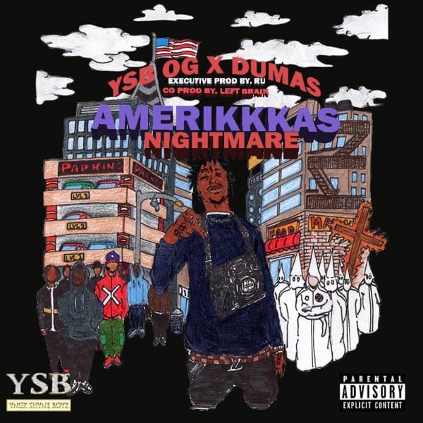 Album cover art for "Gangland" by YSB OG & Sickboyrari