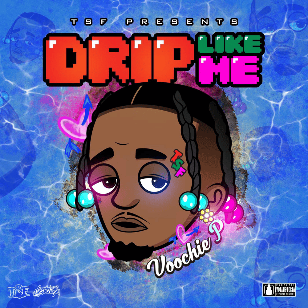 Album cover art for "Drip Like Me" by Sauce Walka