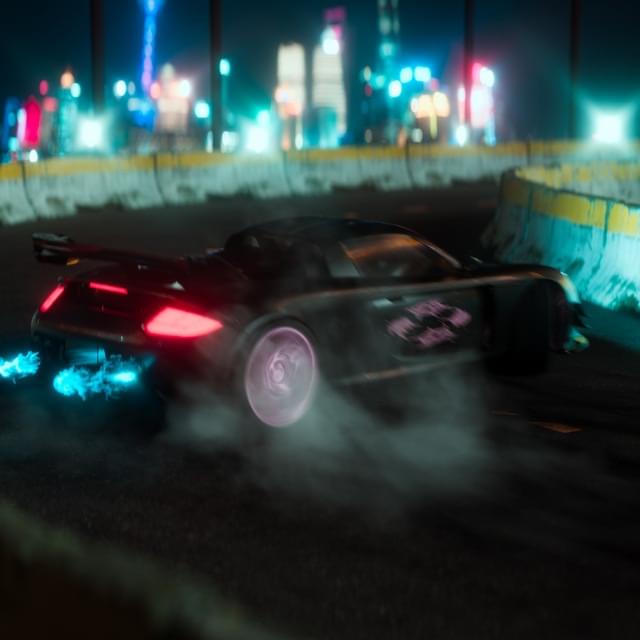 Album cover art for "Porsche Carrera" by JHAYCO