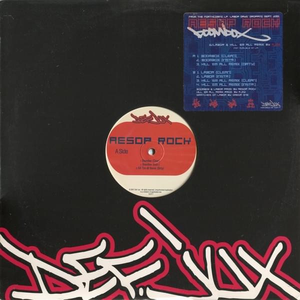 Album cover art for "Boombox" by Aesop Rock
