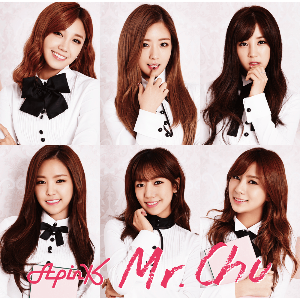Album cover art for "Mr. Chu (On Stage) [Japanese Version]" by Apink (에이핑크)