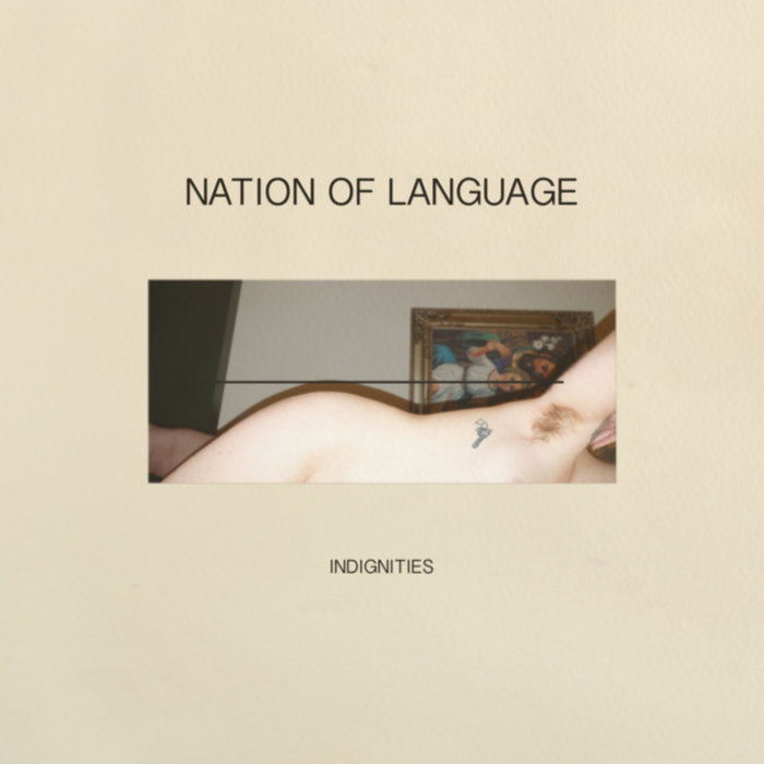 Album cover art for "Indignities" by Nation of Language