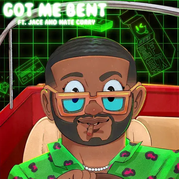 Album cover art for "Got Me Bent" by Guapdad 4000