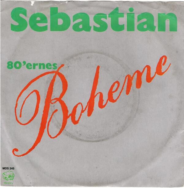 Album cover art for "80'ernes Boheme" by Sebastian (DNK)