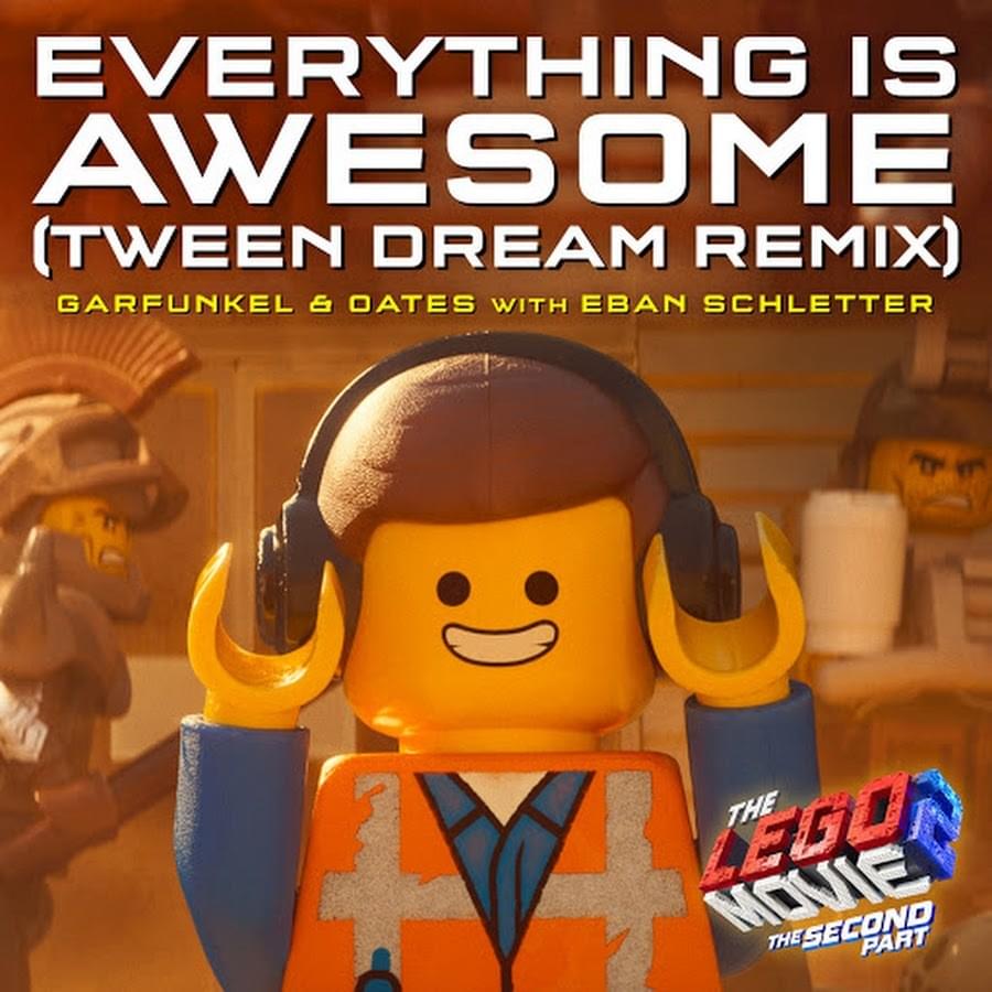 Album cover art for "Everything Is Awesome (Tween Dream Remix)" by Garfunkel & Oates & Eban Schletter