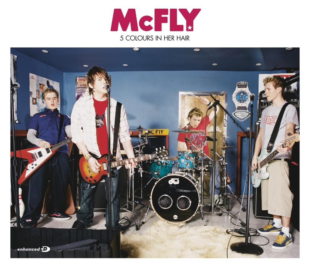 Album cover art for "Five Colours in Her Hair" by McFly