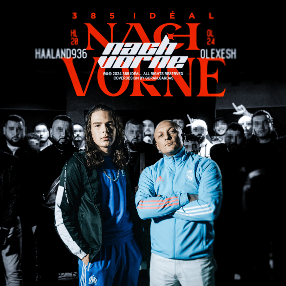 Album cover art for "Nach vorne" by Olexesh