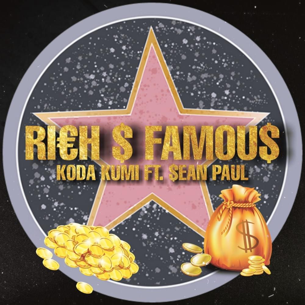 Album cover art for "Rich & Famous" by 倖田來未 (Kumi Koda) & Sean Paul