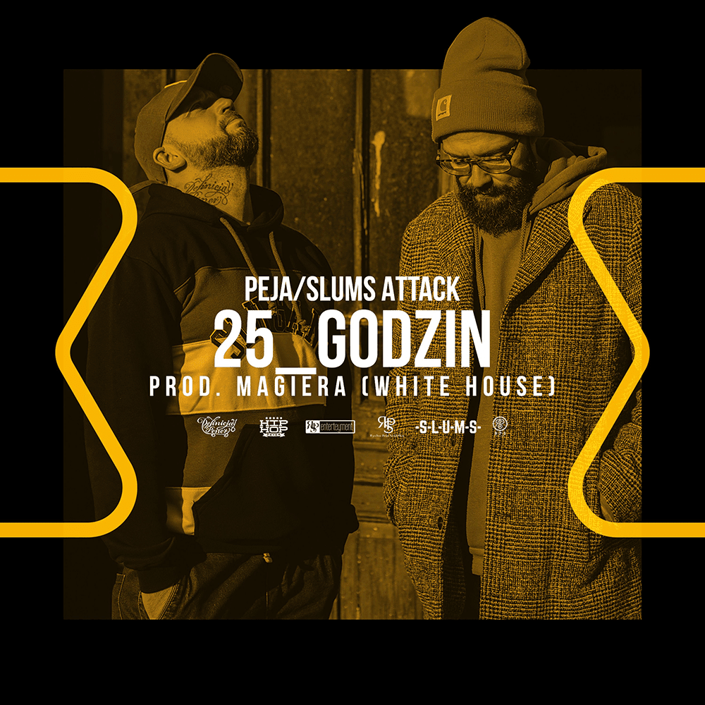 Album cover art for "25_godzin" by Peja