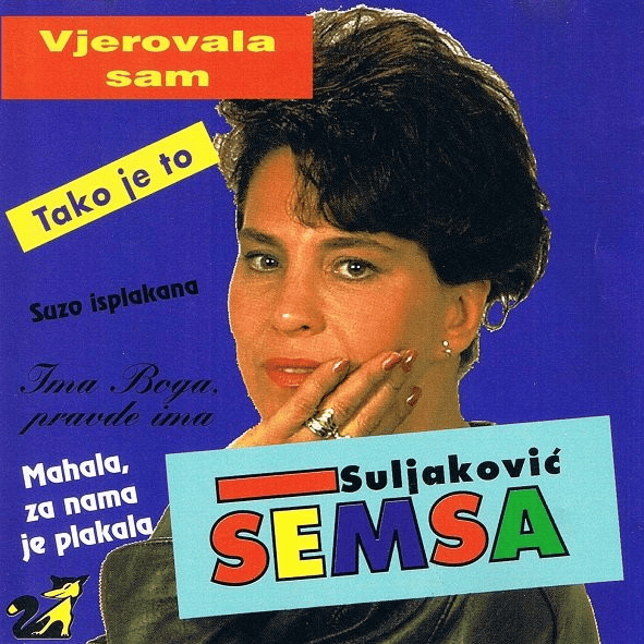 Album cover art for "Tražim sreće zagrljaj" by Šemsa Suljaković