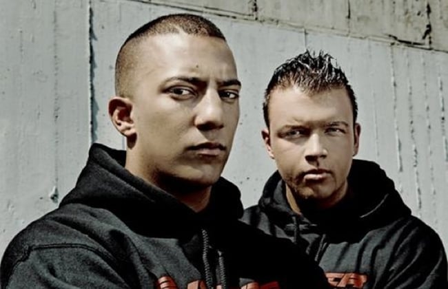 Album cover art for "Wir ficken die Szene" by Kollegah