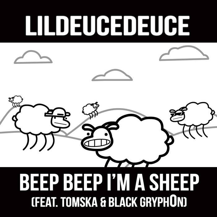 Album cover art for "Beep Beep I’m a Sheep" by Ubisoft & Black Gryph0n & TomSka
