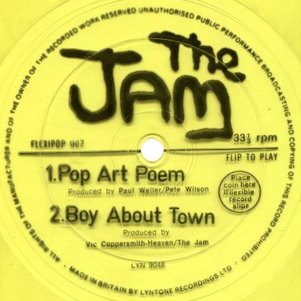 Album cover art for "Pop Art Poem" by The Jam