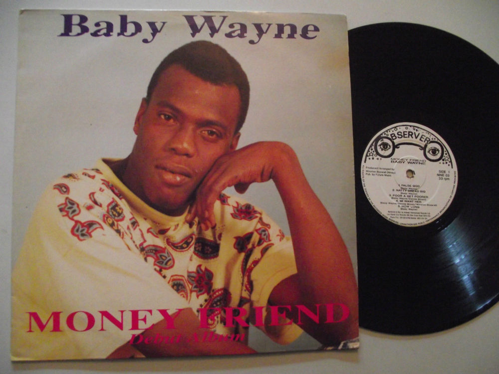 Album cover art for "Money Friend" by Baby Wayne & Leroy Smart
