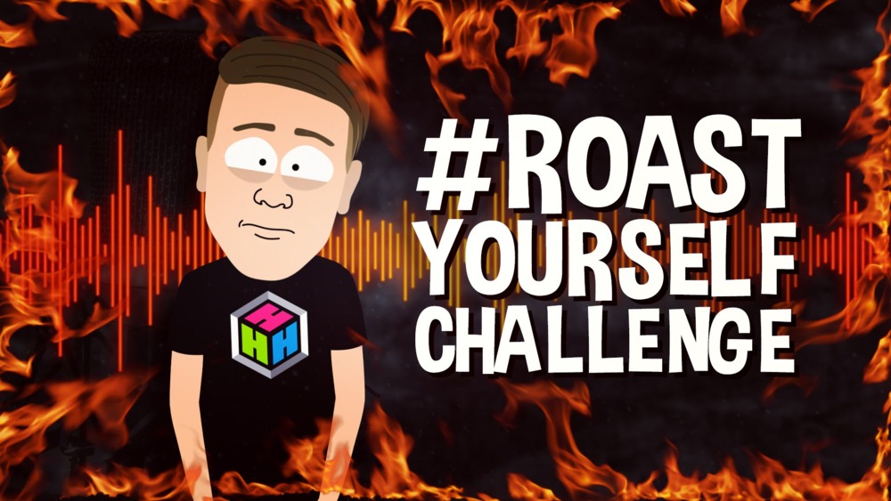 Album cover art for "Roast Yourself Challenge" by Der Hacki