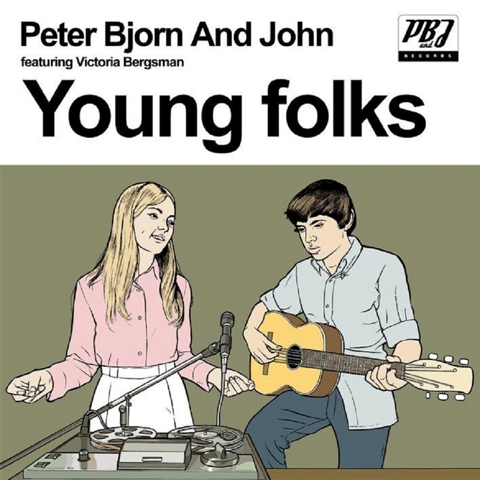 Album cover art for "Young Folks" by Peter Bjorn and John & Victoria Bergsman
