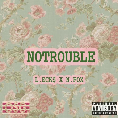 Album cover art for "No Troubles" by LUCKI