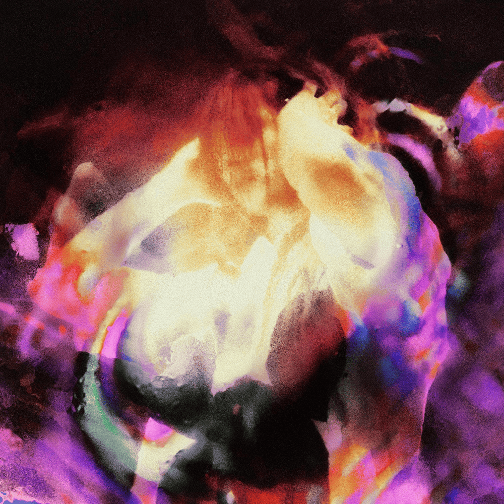 Album cover art for "EYES FULL OF BLOOD" by Matt OX