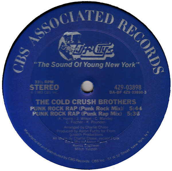 Punk Rock Rap (Punk Rock Mix) by Cold Crush Brothers